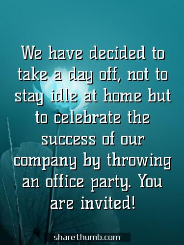 birthday invitation wording for self